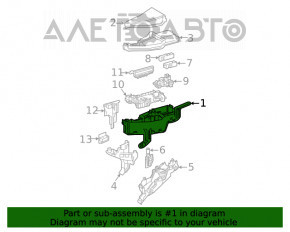 Fuse box housing underhood left Toyota Highlander 20-