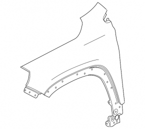 Front left wing GMC Terrain 18-