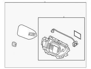 Kia Niro 19-22 EV Charging Port Door
