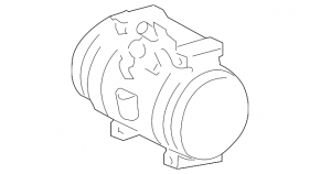 Toyota Sienna 3.5 04-10 Air Conditioning Compressor