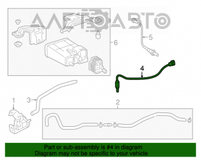 Front Lambda Probe 1 Toyota Highlander 14-16 3.5