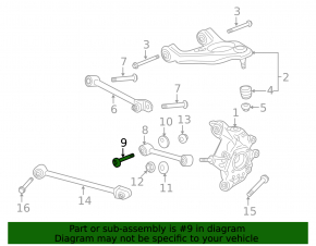 Camber bolt Honda Accord 13-17