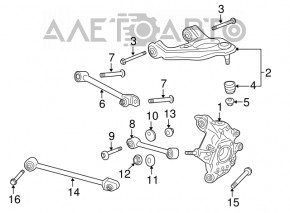 Acura TLX camber bolt 15-20