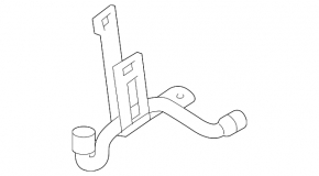 Auxiliary Cooling Pump Bracket Porsche Macan 15-18 3.0T, 3.6T