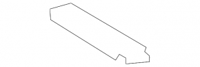 Front bumper mount, left wing, Mercedes GLK-class X204 10-15