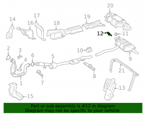 Rear center tunnel strut for Mercedes H247 GLA 20-26