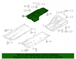 Underbody protection rear right Mazda 3 19- FWD Japan built