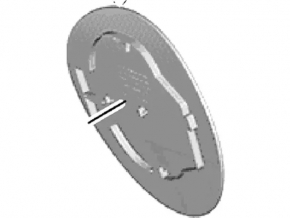 Lincoln MKC 15 Fuel Cap - with Housing, Broken Fasteners