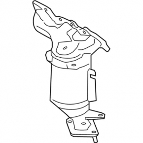Front catalytic converter Ford Edge 15-18 3.5
