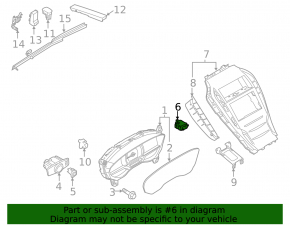 Lincoln MKZ 13-20 Cabin Temperature Sensor