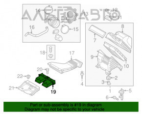 Air intake Kia Sorento 16-20 3.3