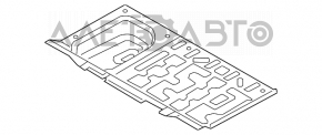 Trunk trough Mini Cooper F56 3d 14-24