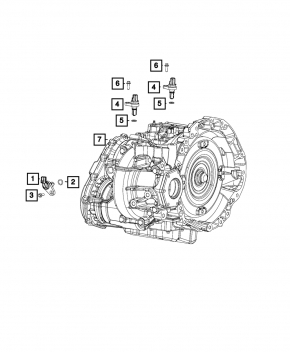 Automatic transmission speed sensor Dodge Journey 11- 3.6 AWD