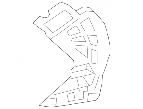 Right front bumper bracket for BMW 5 G30 17-23