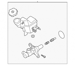 Kia K5 21-24 1.6T Brake Master Cylinder