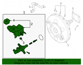 Kia K5 21-24 1.6T Brake Master Cylinder