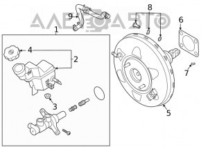 Kia K5 21-24 1.6T Brake Master Cylinder