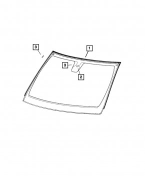Jeep Grand Cherokee WK2 17-22 Sand Windshield