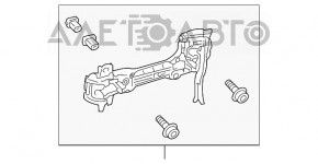 Rear right door handle mechanism for Lexus RX350 RX450h 10-15