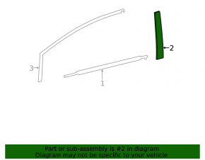 Door trim side front left Toyota Prius V 12-17 broken fastening, scratch