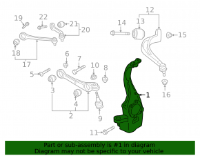 Front right axle shaft Audi Q5 80A 18-24