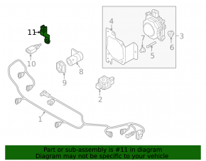 Bracket ambient air temperature sensor Audi Q5 80A 18-24