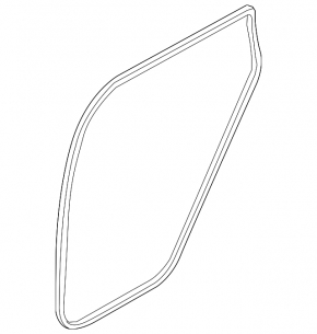 Door seal rear left Hyundai Santa FE 19-23