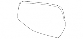 Right mirror element for Kia Sportage 23-26