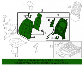 Passenger seat Hyundai Sonata 20-22 without airbag, mechanical, gray cloth