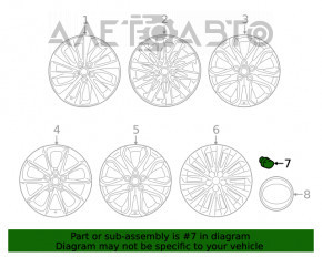Wheel nut Lexus LS500 18-21