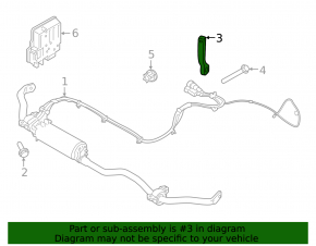 Rear left stabilizer link for Porsche Cayenne 19-26