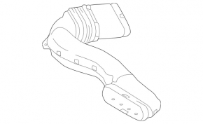 Air duct from air intake Mercedes W213 E 300 17-19 2.0T
