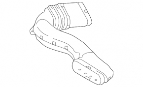 Air duct from air intake Mercedes C-class W205 300/350e/350h 15-18