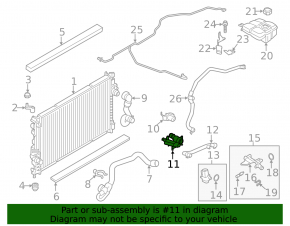 Thermostat housing Ford Fusion mk5 13-13 1.6T