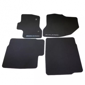 Interior mat front right Ford Explorer 11-15 cloth black, type 2