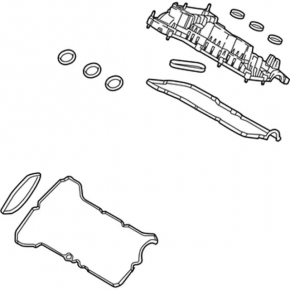 Right valve cover for Lincoln Continental 17-20 2.7, 3.0
