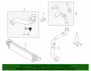 Map Sensor Ford Edge 19- 2.0T