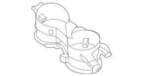 Ford Bronco Sport 2021-26 Center Console Cup Holders