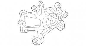 Rear left axle shaft Mazda CX-9 16-21 FWD
