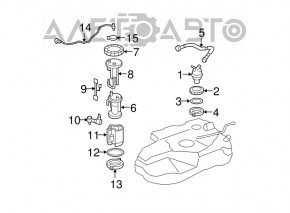 Fuel pump for Lexus RX300 RX330 04-06