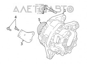 Generator Kia Forte 19-24 2.0