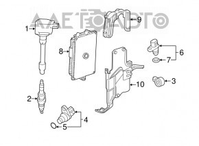 Block ECU engine computer Honda CRV 17-18 2.4 FWD