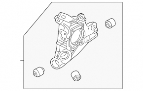 Rear left axle Nissan Rogue 21-24 us built