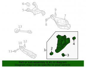 Rear left axle Nissan Rogue 21-24 us built