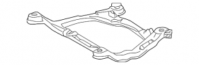 Toyota Sienna 04-10 front subframe cracked 1 S/B