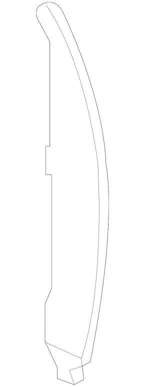 Left door-wing seal for Mitsubishi Galant 04-12