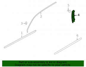 Door trim side front right VW Passat 20-22