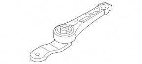 Rear engine mount for VW Jetta 19-24 manual transmission