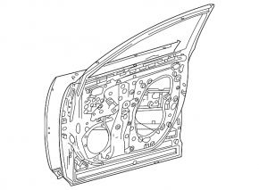 Lexus NX 22-25 front right door