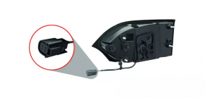 Chrysler Pacifica 17-20 LED interior tailgate light, left, scratches